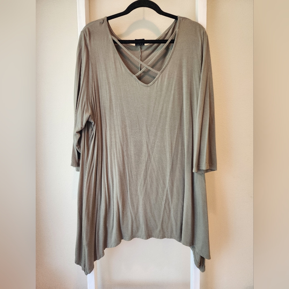 Como Vintage Top Plus Size